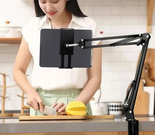 Bed and Table Support Articulated Arm Stabilizes Mobile Phone and Tablet Ideal for Read Watch Videos and Movies Ergonomic Design